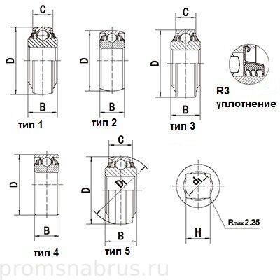 Подшипник W210 PPB4