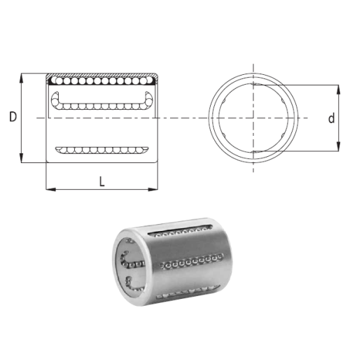 Линейный подшипник KH 5070 LDI